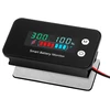 QWORK akumuliatoriaus įtampos indikatorius DC 7–100 V su LCD ekranu, IPX7, WD42316