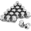 QWORK ratų veržlės M12 x 1.5, 34 mm, chromuotos, 20 vnt., WD41895