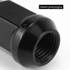 QWORK ratų veržlės M12 x 1.5, 34 mm, kūginės 60°, 20 vnt., WD41939