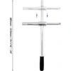 QWORK teleskopinis ratų veržlių raktas su galvutėmis 17/19 ir 21/23 mm, 60 cm WD40009