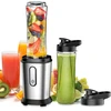 Qxmcov mini stacionarus blenderis 500 W su 2 tritano buteliais po 600 ml, nerūdijančio plieno peiliai