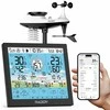 Raddy belaidė oro stotelė su Wi-Fi ir spalvotu 10 colių ekranu, vidaus ir lauko temperatūra WF-120P