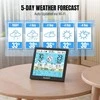 Raddy belaidė oro stotelė su Wi-Fi ir spalvotu 10 colių ekranu, vidaus ir lauko temperatūra WF-120P