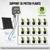 Raddy saulės energija maitinamas automatinis laistymo rinkinys WS-1, 5 W galia, 15 m žarna