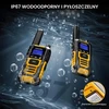 Radioddity PMR446 racijų rinkinys, 4 vnt., IP67, 16 kanalų, 0.5 W, HD-1