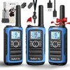 Radioddity vaikų racija PMR446 16 kanalų su VOX, žibintuvėliu, 2000 mAh baterija, USB-C, PR-T8