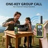 Radioddity vaikų racija PMR446, 16 kanalų, 5 km nuotolis, 2000 mAh baterija, VOX, žalia, PR-T8