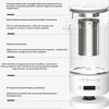 Rauwseul elektrinis stiklinis virdulys 0,6 l, 500 W su temperatūros reguliavimu LG-A600