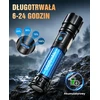 RAYLON įkraunamas LED taktinis žibintuvėlis 500000 lm, 5000 mAh, IPX6 FLS01