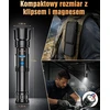RAYLON įkraunamas LED taktinis žibintuvėlis 500000 lm, 5000 mAh, IPX6 FLS01