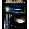 RAYLON įkraunamas LED taktinis žibintuvėlis 500000 lm, 5000 mAh, IPX6 FLS01