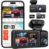 REDTIGER automobilinis vaizdo registratorius 3 kanalų 4K su GPS ir 128 GB kortele F17 Elite