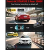 REDTIGER automobilinis vaizdo registratorius F7N TOUCH, 4K + 1080p, GPS, Wi-Fi, 64 GB