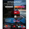 REDTIGER automobilinis vaizdo registratorius 3 kanalų 4K su GPS ir 128 GB kortele F17 Elite