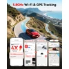 REDTIGER keturių kanalų automobilinis vaizdo registratorius 360° su Wi-Fi VP40