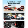 REDTIGER keturių kanalų automobilinis vaizdo registratorius 360° su Wi-Fi VP40