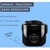 Reishunger ryžių viryklė ir garintuvas 1,2 l, 500 W, 533-RK-KER-Juodas
