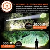 Relybo akumuliatorinė LED prožektorius, 60 W, 1000000 lm, atspari vandeniui, Relybo-A11