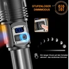 Relybo LED prožektorius 1000000 lm, įkraunamas, 9 režimai, USB-C, šoninis COB apšvietimas, LC222-DE