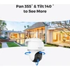 Reolink belaidė išorinė stebėjimo kamera Wi-Fi, 3 MP, saulės baterija, sukiojama, Argus PT Lite