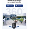 Reolink belaidė saulės energija maitinama IP saugumo kamera 5 MP, pasukama 355°, Wi-Fi 2.4/5 GHz, Argus PT+SP-B