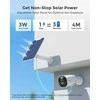 Reolink lauko saulės kamera su 5MP raiška, Wi-Fi 2.4/5GHz, spalvotu naktiniu matymu, Argus Eco Pro+Solar Panel