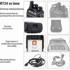 Retevis PMR446 radijo stotelių rinkinys RT24, 16 kanalų, 1100 mAh, EUA9123C
