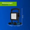 REV LED darbo lempa 10 W 1400 lm IP54 su akumuliatoriumi 2709300200