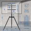 Rfiver grindinis televizoriaus stovas 32–65 col. ekranams, VESA 400 × 400 mm ChaVQs-842
