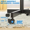 Rfiver mobilus televizoriaus stovas su ratukais 27–60 colių ekranams, VESA 400 × 400 mm, MT2004