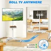 Rfiver mobilus televizoriaus stovas su ratukais 27–60 col., VESA 400 × 400 mm MT2004WHT
