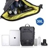 Rhinowalk vandeniui atspari daugiafunkcė motociklo bagažinė 30 l juoda X216Bl-30L