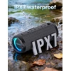 RIENOK belaidė Bluetooth kolonėlė 30 W su žemais dažniais, IPX7, RGB apšvietimas, S1 mini
