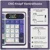 RK ROYAL KLUDGE belaidė mechaninė klaviatūra su išmaniuoju ekranu, RGB apšvietimu ir 98 klavišais, S98 DE