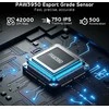 RK ROYAL KLUDGE belaidė žaidimų pelė MG5, PAW3950 jutiklis, 42000 DPI, 8 kHz, 54 g, USB-C, Bluetooth