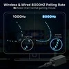 RK ROYAL KLUDGE belaidė žaidimų pelė, PAW3950, 42 K DPI, 54 g, 8 kHz, USB-C, BT, 2,4 GHz, RK MG5