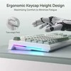 RK ROYAL KLUDGE C87 HE mechaninė žaidimų klaviatūra, 87 klavišai, RGB, magnetiniai Hall jungikliai, USB-C