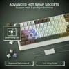 RK ROYAL KLUDGE F99 belaidė mechaninė klaviatūra, 100 klavišų, 3 režimų, RGB apšvietimas