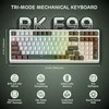 RK ROYAL KLUDGE F99 belaidė mechaninė klaviatūra, 100 klavišų, 3 režimų, RGB apšvietimas