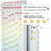 RK ROYAL KLUDGE mechaninė belaidė žaidimų klaviatūra 75 % TKL, 85 klavišai, QWERTZ, RGB, RK84-DE