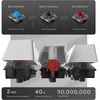 RK ROYAL KLUDGE mechaninė klaviatūra RGB apšvietimu, 104 klavišų, rudi jungikliai, RK920