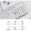 RK ROYAL KLUDGE mechaninė klaviatūra su RGB apšvietimu, pilno dydžio formato, raudonieji jungikliai, 104 klavišai, RK920