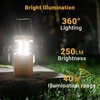 ROCAM LED kempingo lempa su saulės įkrovimu, 3000 mAh akumuliatoriumi, rankine rankenėlė, 200 lm, IPX4, CL1000