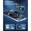 Rocoren automobilinis įkroviklis 105 W, 6 USB-C/USB-A portai, PD35 W, QC3.0, su 1,5 m laidu