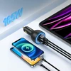 Rocoren automobilinis USB-C įkroviklis 165 W, su 3 prievadais, PD 3.1 ir QC 5.0, RCCC-165
