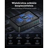 Rocoren GaN USB-C kroviklis 480 W, 10 lizdų, 7x USB-C, 3 x USB-A, PPS, stotelė
