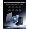 Rocoren USB-C GaN įkroviklis 270 W, 6 lizdų, 4 x USB-C, 2 x USB-A, PD 100 W, QC4.0, PPS, juodas