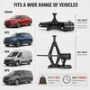 ROGTZ elektrinis automobilinis žirklinis keltuvas 2 t su įrankių dėklu R-2BX