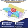 Rokehr ergonominė ortopedinė kaklo pagalvė iš atminties putų, dvi aukščio galimybės, 60 × 43 × 14/12 cm