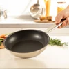 Rostique nerūdijančiojo plieno keptuvių rinkinys 24 ir 28 cm indukcijai